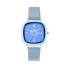 Reloj Cuadrado Estilo Xiaoxiang para Estudiantes Mujeres Retro Simple Ins Alto Valor de Color Estilo Mori Artístico Reloj de Cuarzo para Estudiantes de Secundaria y Preparatoria