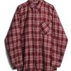 Camisa xadrez retrô americana com protetor solar, casaco 2025, nova camisa solta de manga comprida para verão, uso externo, blusa