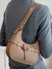 Nova bolsa de ombro estilo francês para o início do outono de 2026, bolsa de meia-lua de alto valor, bolsa de ombro simples, bolsa transversal casual estilosa, moderna
