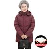 Ropa para mujeres de mediana edad y ancianas, madre, invierno, chamarra de plumón, engrosada, anciana de 60 años, 70, abuela, 80, ropa vieja, abrigo