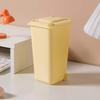 Lixeira de mesa fofa tamanho pequeno para casa dormitório escritório mesa com tampa porta-lixo estilo ins mini lixeira