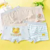 Ropa interior de algodón puro para niños Calzoncillos bóxer de algodón puro para niños Pantalones cortos de cuatro esquinas para bebés y niños pequeños Procesamiento ligero transfronterizo