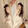 Tema Estúdio Fotográfico Novo Retrô Novo Estilo Chinês Vestido Amassado com uma Vibe Descolada para Sessão de Fotos da Barriga de Grávidas