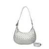 2026 Nova Bolsa de Axila com Textura Tecida Moda de Alta Qualidade Bolsa Hobo Bolinho Bolsa de Comércio Exterior Feminina Bolsa Transversal de Ombro Único