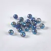 Cuentas de Piedra Tallada Transparentes de Colores, Cuentas Globulares de 96 Caras, Hechas a Mano para Pulsera, Collar, Joyería, Accesorios para Ensartar, Venta al por Mayor