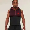 Colete Esportivo Masculino Popular Youngla com Capuz, Meia Manga e Design Meio Zíper, Secagem Rápida, Respirável, Elástico