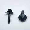 En stock accesorios para coche tornillo autorroscante cola puntiaguda M4 * 18 cabeza hexagonal exterior con brida tornillo combinado autorroscante