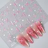 Redanco nuevo 5D relieve caricatura moño funda luz pegatinas para uñas calcomanías tridimensionales para uñas He-1080