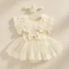 Enterizo de Verano para Bebé Vestido de Princesa 2026 Bebé Niña Meses Pequeños Ropa para Banquete de 100 Días Body Delgado de Verano