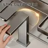 Prateleira de Armazenamento Vertical para Torneira de Banheiro Lavatório Prateleira de Armazenamento de Aço Inoxidável Prateleira de Armazenamento para Cosméticos na Frente do Espelho do Banheiro