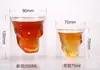 Botella de Vodka Hueso Calavera de Cristal 350ml, 550ml, 1000ml