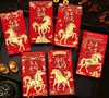 Bolsa Roja para Sobres Año del Caballo 2026 Nuevo Modelo Año Nuevo Personalizada Creativa Estilo Universal Cubierta de Sobre para Regalo de Gama Alta