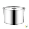 Recipiente de Acero Inoxidable Espesado y Profundizado para Sabores 304 No Magnético Frasco Comercial para Condimentos con Tapa, Recipiente para Almacenamiento de Aceite y Batidor de Huevos, Recipiente para Condimentos de Cocina