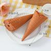 Brinquedo Modelo de Casquinha Doce Crocante para Brincar de Comida Criativo DIY Casquinha de Sorvete com Creme Base para Torta de Ovo Joia