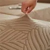 Capa de Sofá Jacquard Grossa de Cor Sólida Luxo Leve, Capa de Sofá Simples de Cor Sólida Anti-Arranhão de Gato Antiderrapante para Todas as Estações, Estilo Folha de Salgueiro