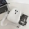 Bolso cruzado estilo Ins nicho de dibujos animados de fantasma para mujer estilo japonés estilo feo y lindo elegante casual versátil estudiante bolsa pequeña