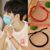 Pulsera de Hilo Rojo Tejida a Mano con Nudo de Diamante, Estilo Étnico Multicolor, Pulsera Versátil para Estudiantes con Cuentas, Moderna y Única