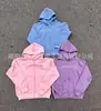 Moda de Otoño e Invierno 2024 para Hombre y Mujer Sudadera con Capucha Estampada de Estrella de Cinco Puntas Combinable Cremallera Suéter de Moda Casual