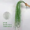 Follaje de Boda, Hierba Alta, Hierba de Espárrago, Decoración Estilo Bosque Blanco y Verde, Fondo Colgante, Arreglo Floral, Guía de Flores Artificiales