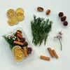 Paquete de Materiales Hechos a Mano para Bricolaje Flores Mixtas Plantas Flores Secas Piñas de Navidad Estilo Bosque para Jardín de Infancia Creación Ambiental Decoración