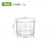 Copo Medidor de Plástico 10ml Grau Alimentício PP Escala Dupla Copo Medidor Pequeno Copo Transparente para Medicamentos Copo para Amostragem de Laboratório