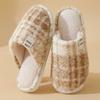 Chinelo de Linho Silencioso para Casa Masculino Interior Antiderrapante Solado Macio Silencioso Chinelos de Casal Chinelos de Algodão de Alta Qualidade para Todas as Estações