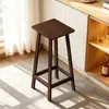 Cadeira de lazer de bambu estilo minimalista, resistente e moderna, adequada para mesas de jantar, uso doméstico, bancos de bar e cadeiras de escritório