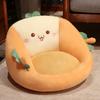 Cojín de tostada para oficina, cojín para sentarse largo, respaldo, cojín de silla integrado, cojín para el trasero, cojín para silla de estudiante, cojín para el trasero