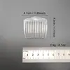 Peine simple de fábrica directo hecho a mano diy accesorios inferiores accesorios para el cabello flequillo peine para el cabello 13 dientes peine de plástico de protección ambiental