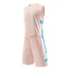 En stock de fábrica Traje de Baloncesto Impresión y Logo para Hombres y Mujeres Traje de Entrenamiento Grupal de Equipo a Traje de Baloncesto Personalizado