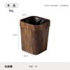 Nuevo Bote de Basura Popular con Tapa Presiona y Abre, Bote de Basura para Baño Cocina, Bote de Basura Doble Apertura para Hogar Inodoro