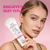 Sumax Exportación Transfronteriza Empaque en Inglés Tubo Suave Blanco 120ml Crema Iluminadora para Rostro y Cuerpo
