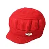 Gorro de otoño e invierno sombrero para señora mayor madre moda femenina casual sombrero de calabaza de mediana edad y ancianos sombrero de lana tejido forrado de polar