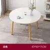 Mesa de Jantar Pequena Simples, Conjunto de Mesa de Jantar Redonda e Cadeiras, Adequado para Apartamentos Pequenos e Casas Alugadas, Mesa Redonda Pequena Minimalista Nórdica