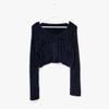 Suéter de Mohair Estilo Suave para Mujer, Jersey, Nuevo Estilo 2026, Estilo Holgado y Relajado, Top de Punto Corto con Cuello en V para Mujer