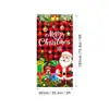 Amazon Transfronterizo Cubierta de Puerta Navideña Merrychristmas Elementos de Grinch Bandera Colgante Cortina de Puerta