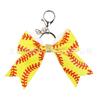 Haochuan 518 colgante para mochila de libros cebolla en polvo brillante lazo llavero arcoíris fútbol fútbol joyería infantil