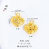 Tienda de oro con fuerte retención de color Oro de arena de Vietnam martillo incrustado colgante de amor accesorios de bricolaje collar cadena clavicular mujeres