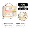 Bolsa de Armazenamento para Canetas Marcadoras de Várias Especificações, Multifuncional, Várias Especificações, Superfície em Couro PU, Páginas Internas Removíveis, À Prova d'Água, Bolsa de Pano Conveniente