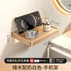 Caixa de lenços de madeira de nogueira sem furos para banheiro, lavabo, toalha de rosto, porta-papel higiênico