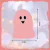 Bandeja de Madera con Adornos de Fantasma Lindo Transfronteriza Decoración para Fiestas Navideñas Regalos Adornos de Escritorio de Fantasma Lindo Rosados