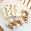 Manta Wrap de Tecido Crepe Camada Única/Dupla 100% Algodão para Recém-Nascidos na Sala de Parto, Toalha de Banho de Gaze, Manta Fina, Item Quente Vendido Transfronteiriço