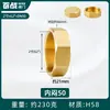 Conector de Cobre de 4 Puntos con Rosca Externa Hexagonal, Tapón Antiexplosión, Tapa de Enchufe de 6 Puntas, Tapón Ciego de Rosca Interna de 1 pulgada, Tapón de Tubería, Tapa de Tapón para Tubería de Agua