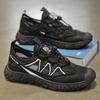 Zapatos de Protección Laboral para Hombre Verano Nuevo Zapatos de Malla Hueca Transpirable para Hombre Antideslizantes Resistentes al Desgaste Zapatos Deportivos Casuales para Trabajo Tenis