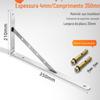 Suporte de Canto Triângulo de Aço Inoxidável Espesso Robusto Rack de Parede Suporte de Divisória Camada de Suporte Suporte Suporte Estrutura de Fixação de Suporte