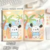 Caderno Costurado A5 Desenho Animado Fofo Material Escolar para Estudante Caderno de Capa Mole para Sala de Aula Aula de Aprendizado Infantil Recompensa Pequeno Presente