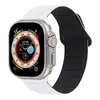 Adequado para Apple Watch com Pulseira de Silicone Magnética Costurada Applewatch Gerações Se1-9 Ultra Universal