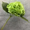 Película Western Americana Tacto a Mano Hortensia Accesorios para el Hogar Florales Lavable Hortensia de Cabeza Única con Hoja Accesorios de Boda