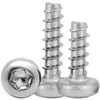 Tornillos Autorroscantes de Cabeza Redonda Torx Interno Cola Plana de Acero Inoxidable 201 Tornillos de Cabeza Plana Torx Cola Plana M2/M3/M4/M5