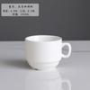 Juego de tazas de café de cerámica de estilo europeo, pequeñas tazas de té con leche de cerámica de Phnom Penh de lujo, logotipo de taza de café americana para hotel.